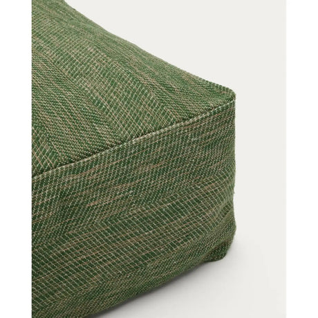 Pouf Vedell 100 % PET grün 60 x 60 x 30 cm von Kave Home – Bild 2