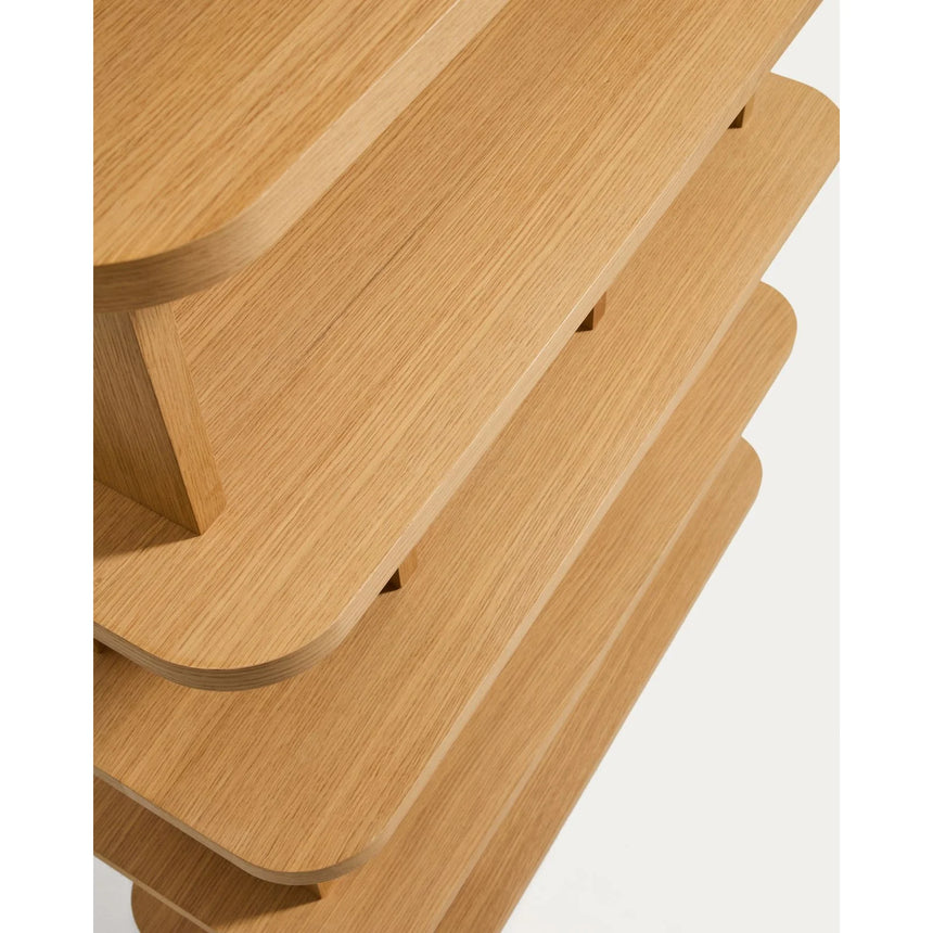 Regal Aduma aus Eichenholzfurnier mit natürlichem Farbton, FSC 100% 100 x 187 cm von Kave Home – Bild 7