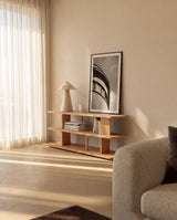 Regal Aduma aus Eichenholzfurnier mit natürlichem Farbton, FSC 100% 160 x 65 cm von Kave Home – Bild 2