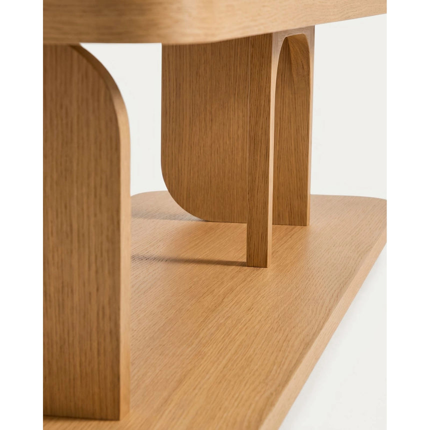 Regal Aduma aus Eichenholzfurnier mit natürlichem Farbton, FSC 100% 160 x 65 cm von Kave Home – Bild 6