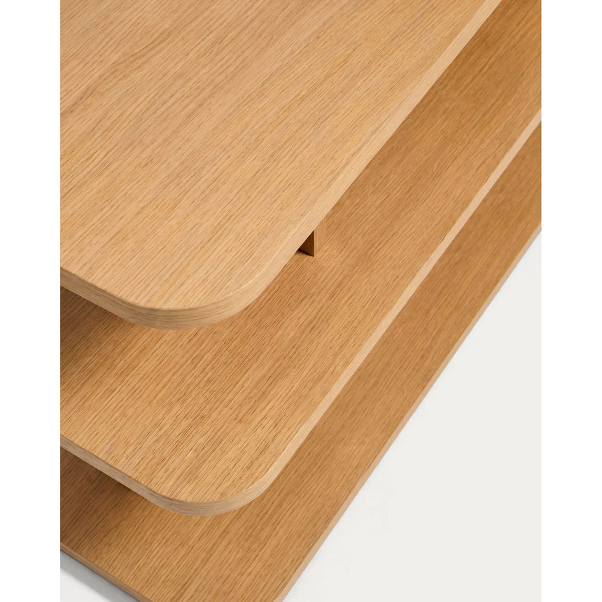 Regal Aduma aus Eichenholzfurnier mit natürlichem Farbton, FSC 100% 160 x 65 cm von Kave Home – Bild 7
