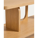 Regal Aduma aus Eichenholzfurnier mit natürlichem Farbton, FSC 100% 160 x 65 cm von Kave Home – Bild 8