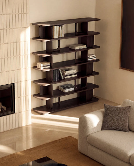 Regal Aduma aus Eichenholzfurnier mit verschiedenen Finishes, FSC 100% 160 x 187 cm von Kave Home – Bild 2