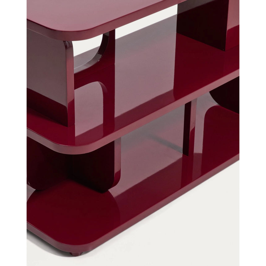 Regal Aduma aus MDF mit Granat-Lackierung mit Glanz-Finish, FSC 100% 100 x 65 cm von Kave Home – Bild 7