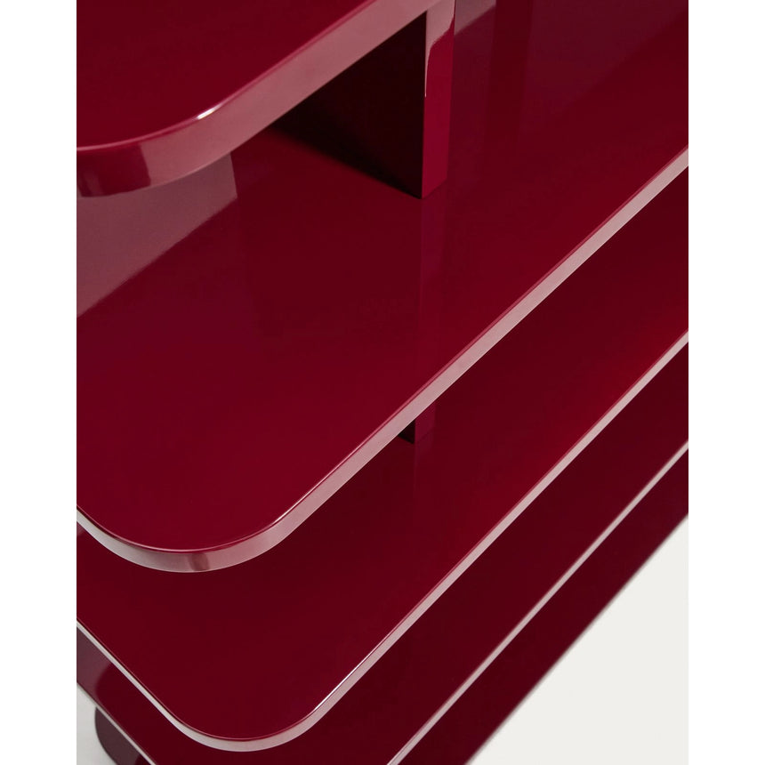 Regal Aduma aus MDF mit Granat-Lackierung mit Glanz-Finish, FSC 100% 160 x 187 cm von Kave Home – Bild 7