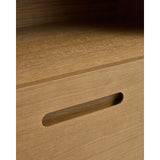 Regal Arelida aus Furnier sowie Massivholz aus Eiche mit hellbraunem Finish 90 x 185 cm von Kave Home – Bild 11