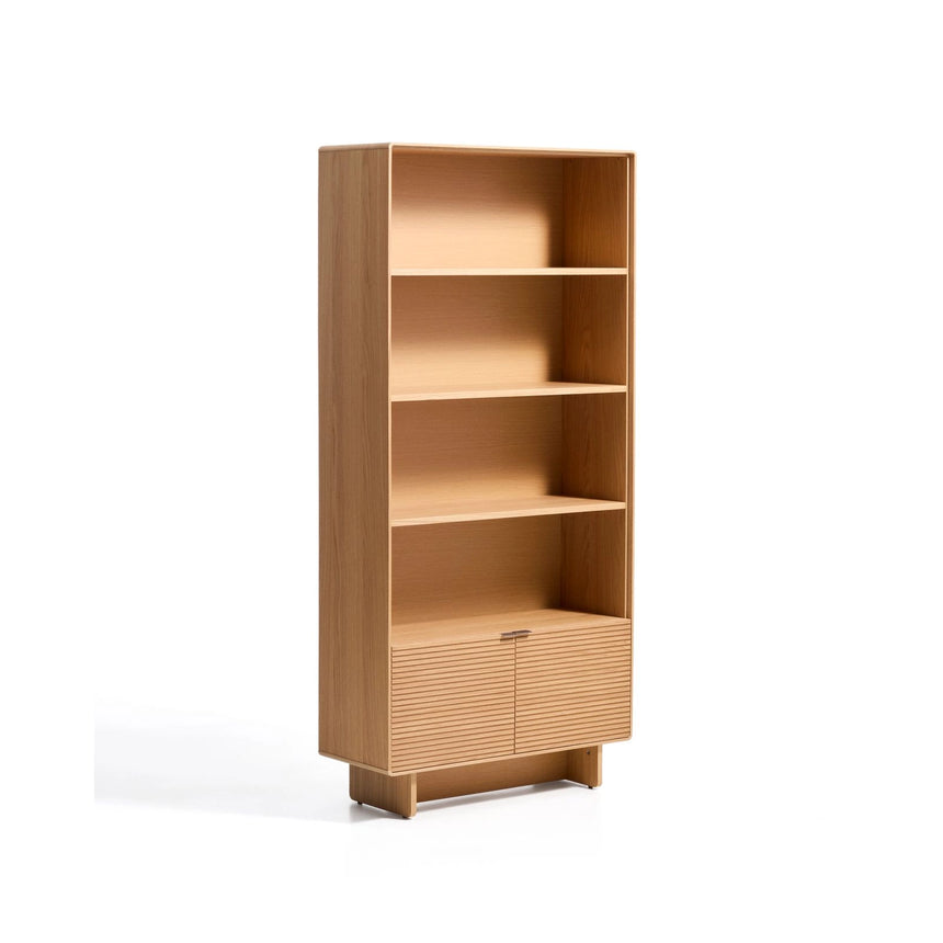 Regal Norlen in Eichenfurnier mit naturfarbenem Finish FSC Mix Credit 90 x 190 cm von Kave Home – Bild 4