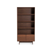 Regal Norlen in Nussbaumfurnier, FSC Mix Credit, 90 x 190 cm von Kave Home – Produktbild 1