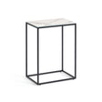 Rewena Beistelltisch Feinsteinzeugplatte Kalos Weiß Finish 45 x 30 cm von Kave Home – Bild 1