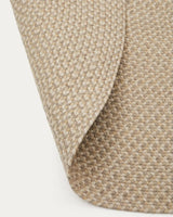 Rodhe Teppich oval 100 % PET beige 160 x 230 cm von Kave Home – Bild 6
