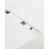 Runder Ausziehtisch Oqui MDF weiße Lackierung Beine aus massiver Buche 90 (170) x 90 cm von Kave Home – Bild 10