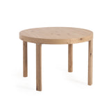 Runder Ausziehtisch aus Eichenfurnier und Beine in Massivholz Ø120(170) x 120 cm von Kave Home – Produktbild 10