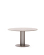 Runder Outdoor-Tisch Sedalis aus Stahl mit taupefarbener Tischplatte aus Aluminium Ø120 cm von Kave Home – Produktbild 7