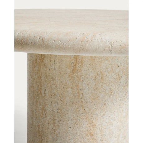 Runder Tisch Drasi aus Zement mit Finish in Travertinoptik, Ø 122 cm von Kave Home – Bild 7