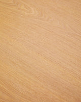 Runder Tisch Indara aus Eschefurnier und massivem Kautschukholz mit naturfarbenem Finish Ø110 cm von Kave Home – Produktbild 3