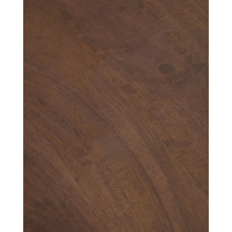 Runder Tisch Nahla aus massivem Mangoholz mit Nussbaumfinish, Ø 120 cm, FSC 100 % von Kave Home – Bild 5