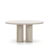 Runder Tisch Nealy aus lackiertem Holz mit eierschalfarbenem Finish Ø 150 cm von Kave Home – Bild 7