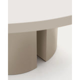 Runder Tisch Nealy aus lackiertem Holz mit eierschalfarbenem Finish Ø 150 cm von Kave Home – Bild 8