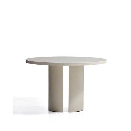 Runder Tisch Nealy aus lackiertem MDF mit eierschalfarbenem Finish Ø 120 cm von Kave Home – Bild 1