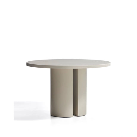 Runder Tisch Nealy aus lackiertem MDF mit eierschalfarbenem Finish Ø 120 cm von Kave Home – Bild 3
