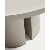 Runder Tisch Nealy aus lackiertem MDF mit eierschalfarbenem Finish Ø 120 cm von Kave Home – Bild 6
