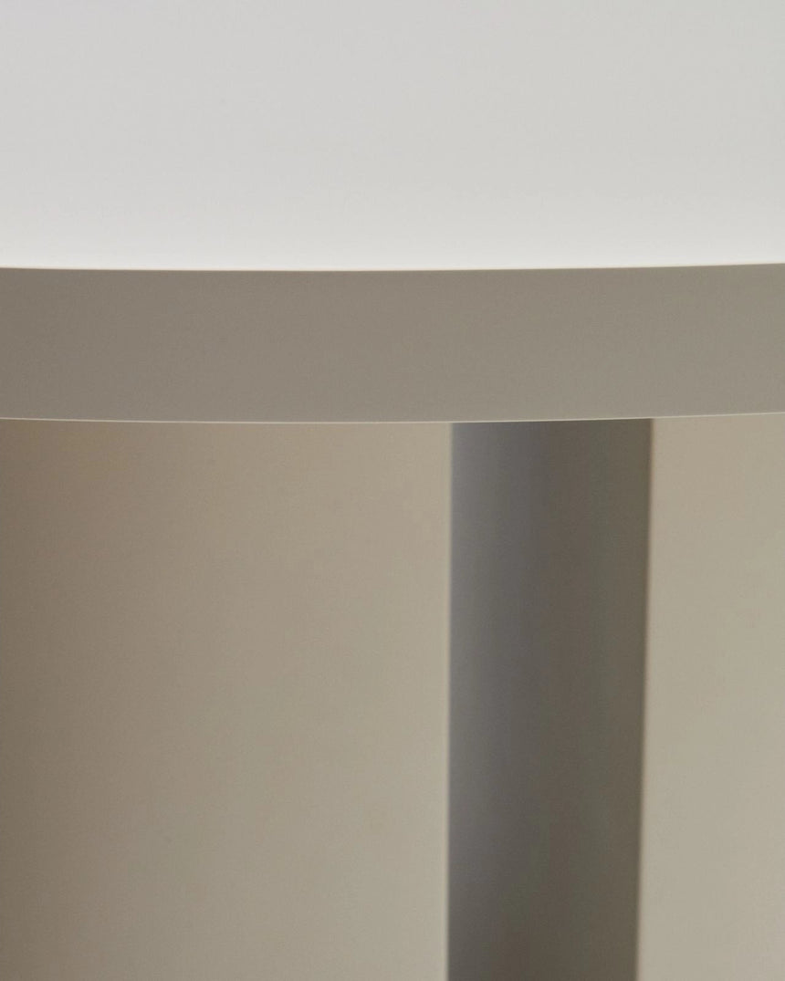 Runder Tisch Nealy aus lackiertem MDF mit eierschalfarbenem Finish Ø 120 cm von Kave Home – Bild 7