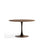 Runder Tisch Vedira aus Glas und braunem Stahl Ø 120 cm von Kave Home – Bild 1