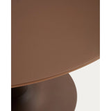 Runder Tisch Vedira aus Glas und braunem Stahl Ø 120 cm von Kave Home – Bild 8