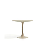Runder Tisch Vedira aus Glas und taupefarbenem Stahl Ø 90 cm von Kave Home – Bild 1