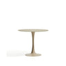 Runder Tisch Vedira aus Glas und taupefarbenem Stahl Ø 90 cm von Kave Home – Bild 1