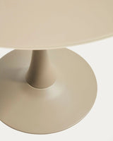 Runder Tisch Vedira aus Glas und taupefarbenem Stahl Ø 90 cm von Kave Home – Bild 4
