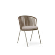 Saconca Outdoor Stuhl aus Seil und verzinktem Stahl in Beige von Kave Home – Bild 1