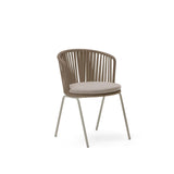 Saconca Outdoor Stuhl aus Seil und verzinktem Stahl in Beige von Kave Home – Bild 1