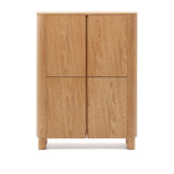 Salaya Highboard aus Eschenfurnierholz FSC Mix Credit 100 x 134 cm von Kave Home – Bild 1