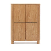 Salaya Highboard aus Eschenfurnierholz FSC Mix Credit 100 x 134 cm von Kave Home – Bild 1