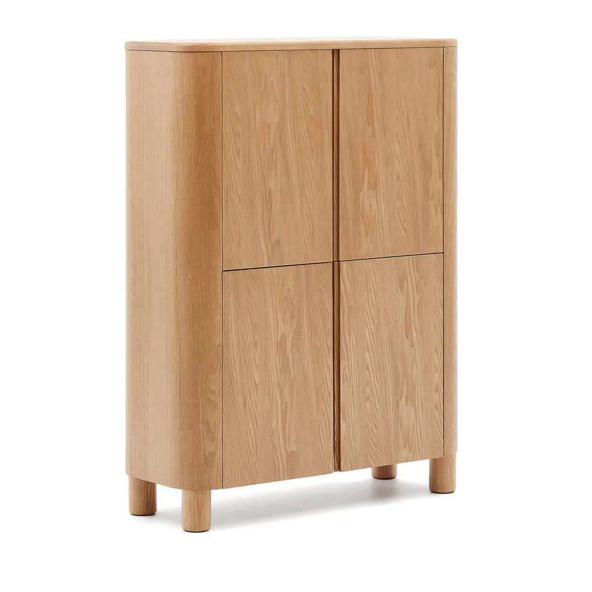 Salaya Highboard aus Eschenfurnierholz FSC Mix Credit 100 x 134 cm von Kave Home – Bild 5
