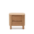Salaya Nachttisch aus Eschenfurnier 55 x 50 cm von Kave Home – Produktbild 7