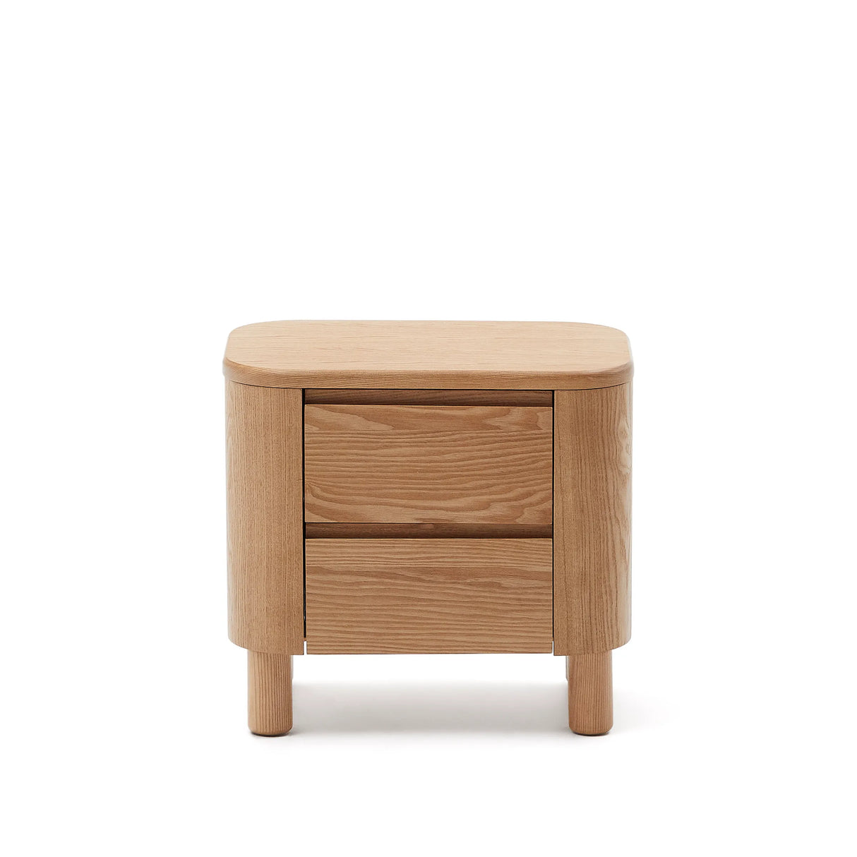 Salaya Nachttisch aus Eschenfurnier 55 x 50 cm von Kave Home – Produktbild 7