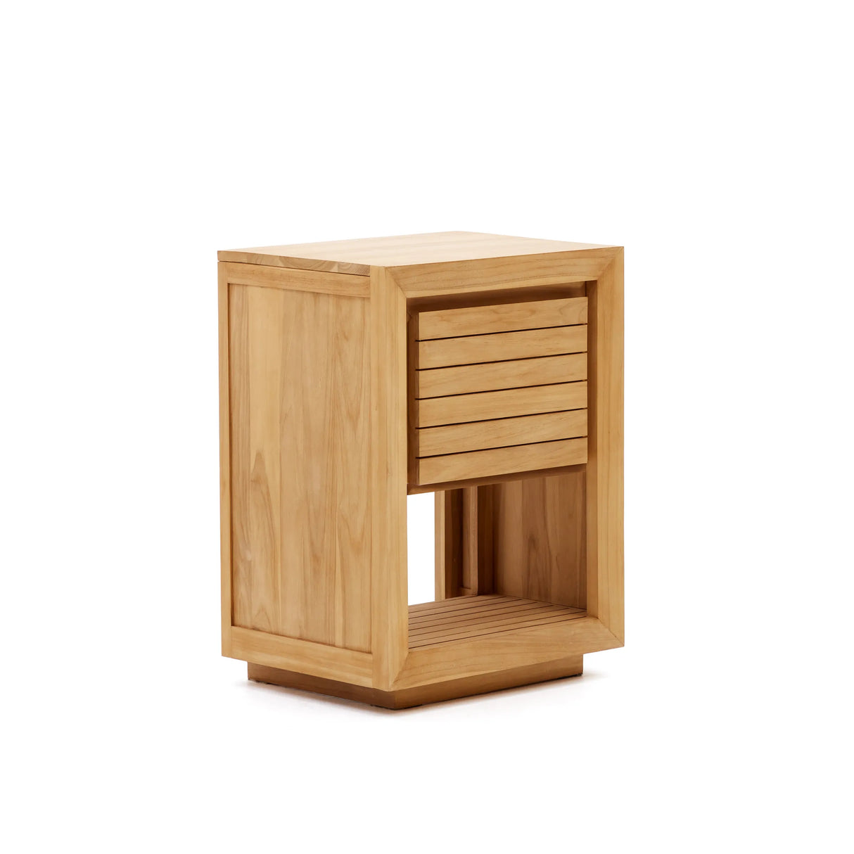 Saula Badezimmermöbel aus massivem Teakholz natürlichem Finish 60 x 45 cm von Kave Home – Produktbild 8
