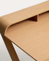 Schreibtisch Dilare aus Eichenfurnier, 120 x 85 cm von Kave Home – Bild 5
