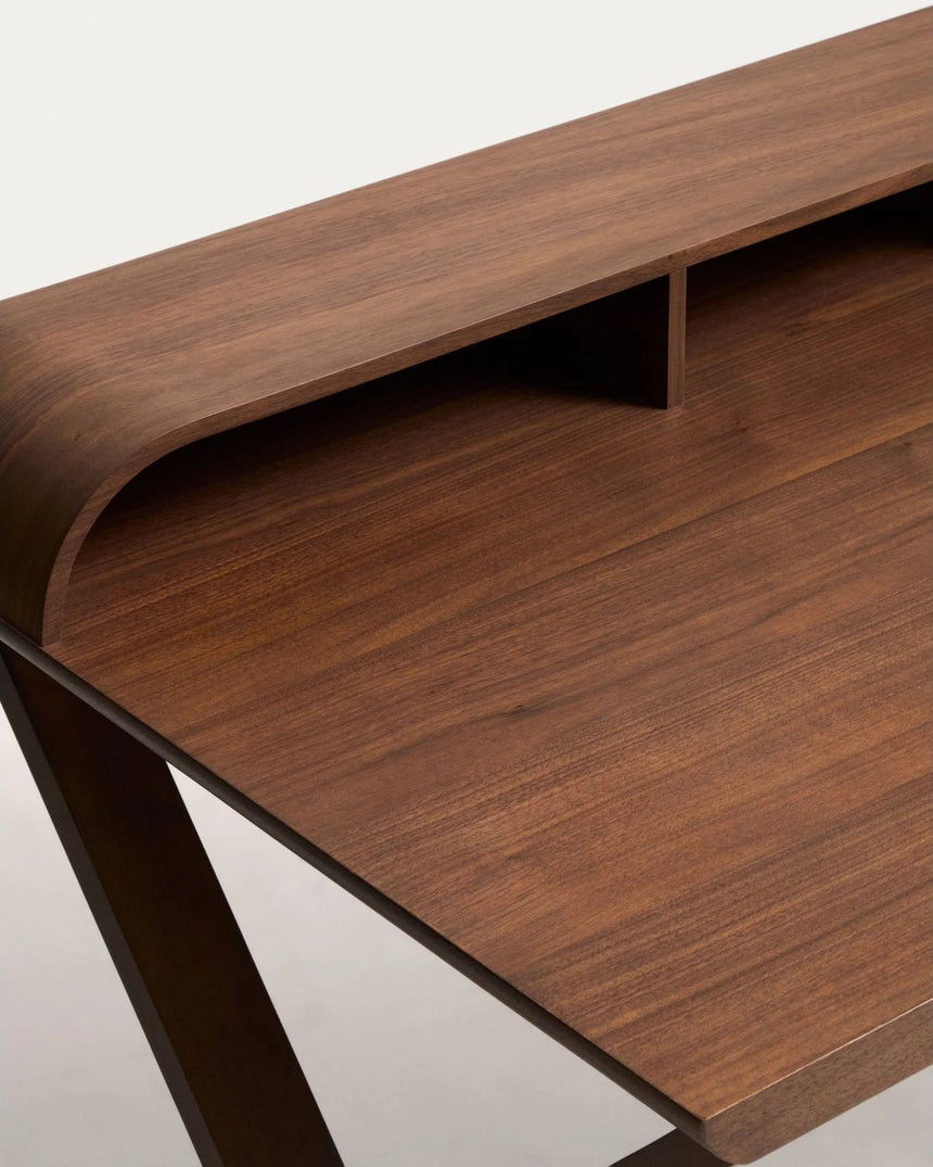 Schreibtisch Dilare aus Nussbaumfurnier, 120 x 85 cm von Kave Home – Bild 5