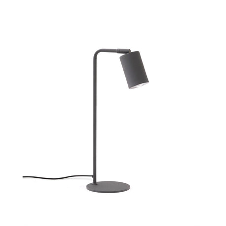 Schreibtischlampe Manie aus Metall mit Finish in schwarzer Gusseisenoptik von Kave Home – Produktbild 1