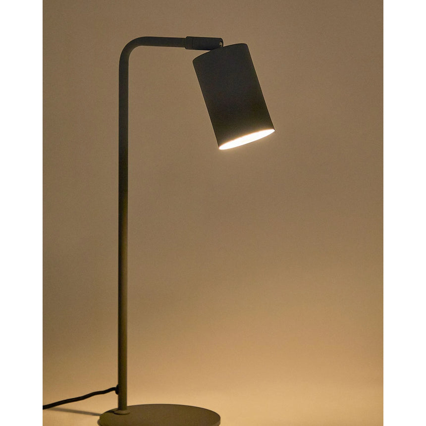 Schreibtischlampe Manie aus Metall mit Finish in schwarzer Gusseisenoptik von Kave Home – Produktbild 7
