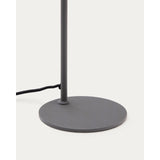 Schreibtischlampe Manie aus Metall mit Finish in schwarzer Gusseisenoptik von Kave Home – Produktbild 8