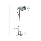 Schreibtischlampe mit Klemme Jula aus grünem Metall von Kave Home – Bild 4
