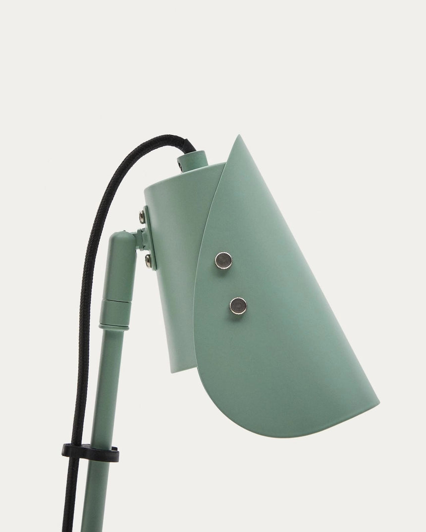 Schreibtischlampe mit Klemme Jula aus grünem Metall von Kave Home – Bild 6