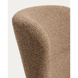 Sessel Adiran mit dicker Chenille und Beinen aus massivem Eichenholz mit natürlichem Finish von Kave Home – Bild 10