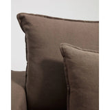 Sessel Anarela mit abnehmbarem Bezug aus 100 % Leinen in Taupe, 130 cm, FSC Mix Credit von Kave Home – Bild 8