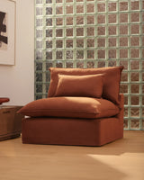 Sessel Anarela mit abnehmbarem Bezug aus Leinen, 110 cm, FSC Mix Credit von Kave Home – Bild 1