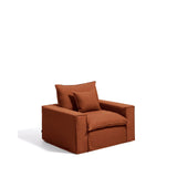 Sessel Anarela mit abnehmbarem Bezug aus Leinen, 130 cm, FSC Mix Credit von Kave Home – Bild 4